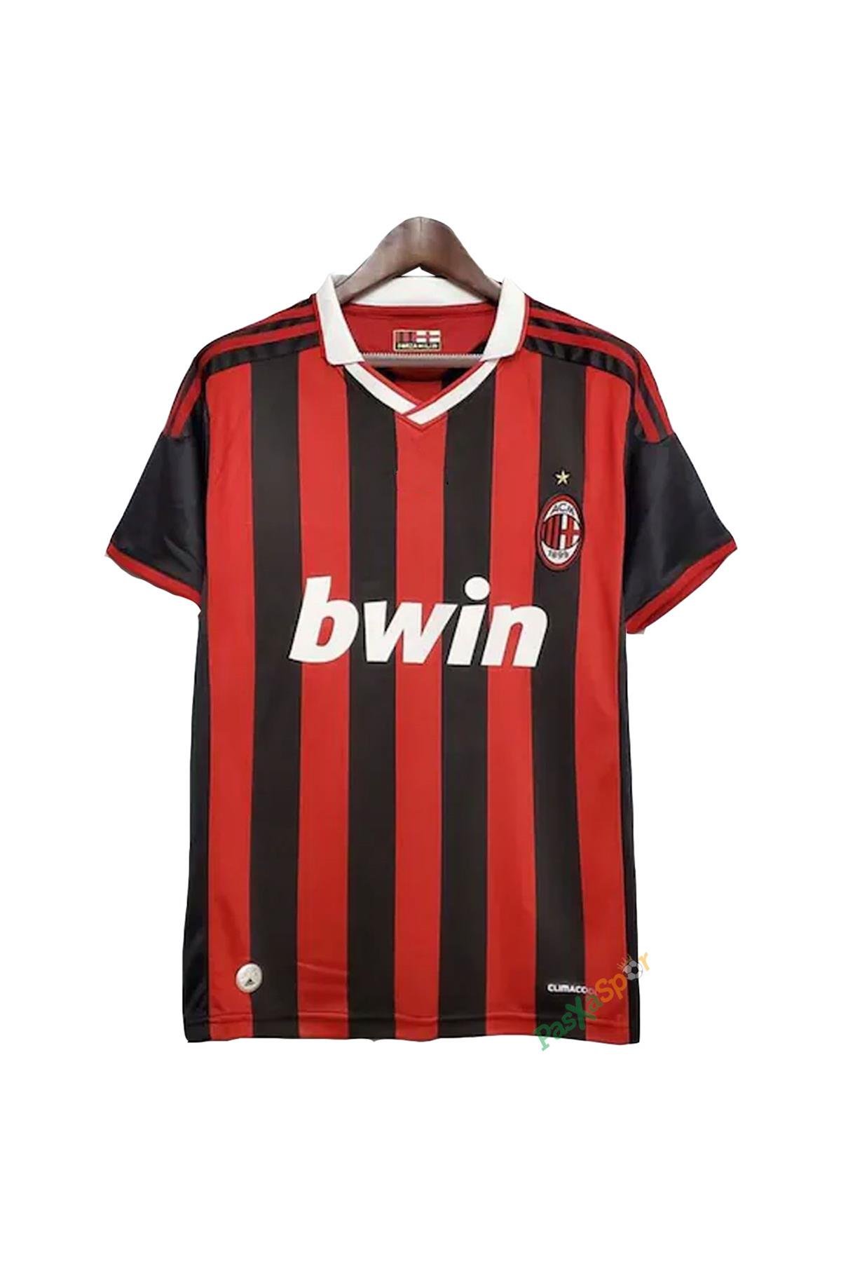 Ac Milan 2009 İç Saha Şampiyonlar Ligi Ronaldinho Kısa Kol Maç Forması Ön Sipariş