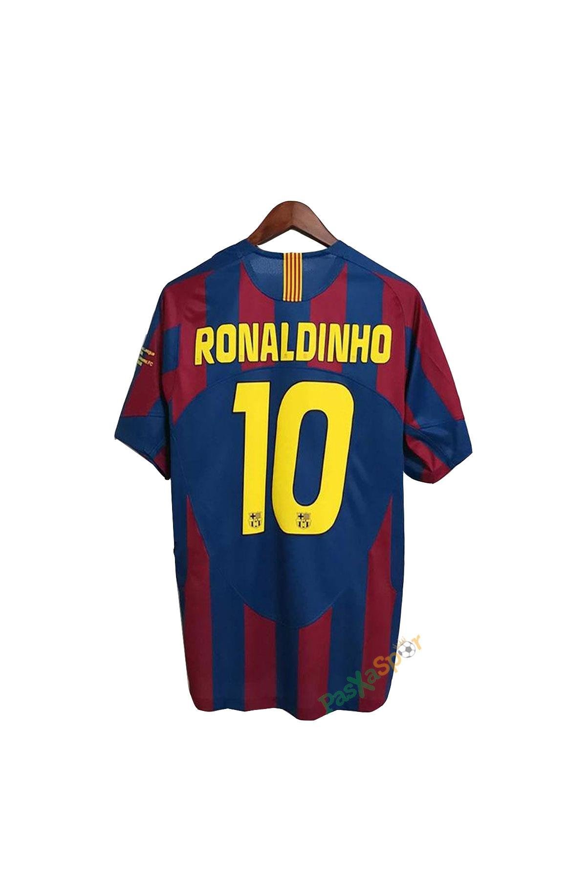 Barcelona 2006 Sezonu Şampiyonlar Ligi Finali Ronaldinho Retro Maç Forması