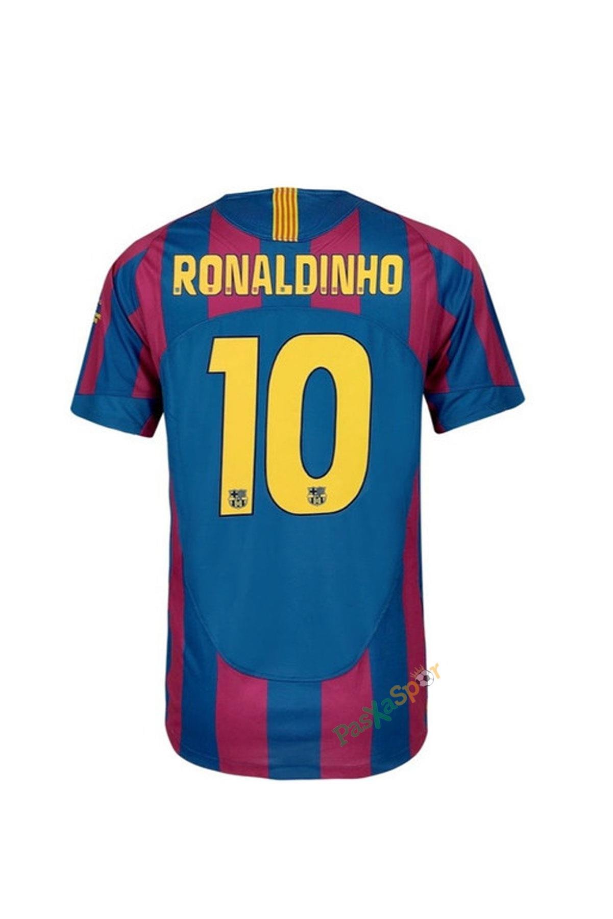 Barcelona 2006 Sezonu Şampiyonlar Ligi Finali Ronaldinho Retro Maç Forması