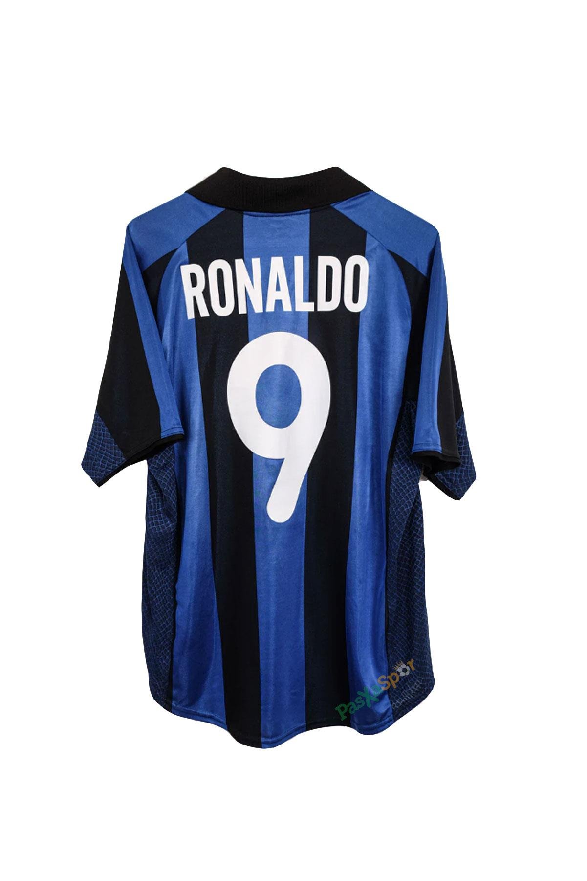 Nostalji Ronaldo İnter 2001 Sezonu İç Saha Retro Maç Forması