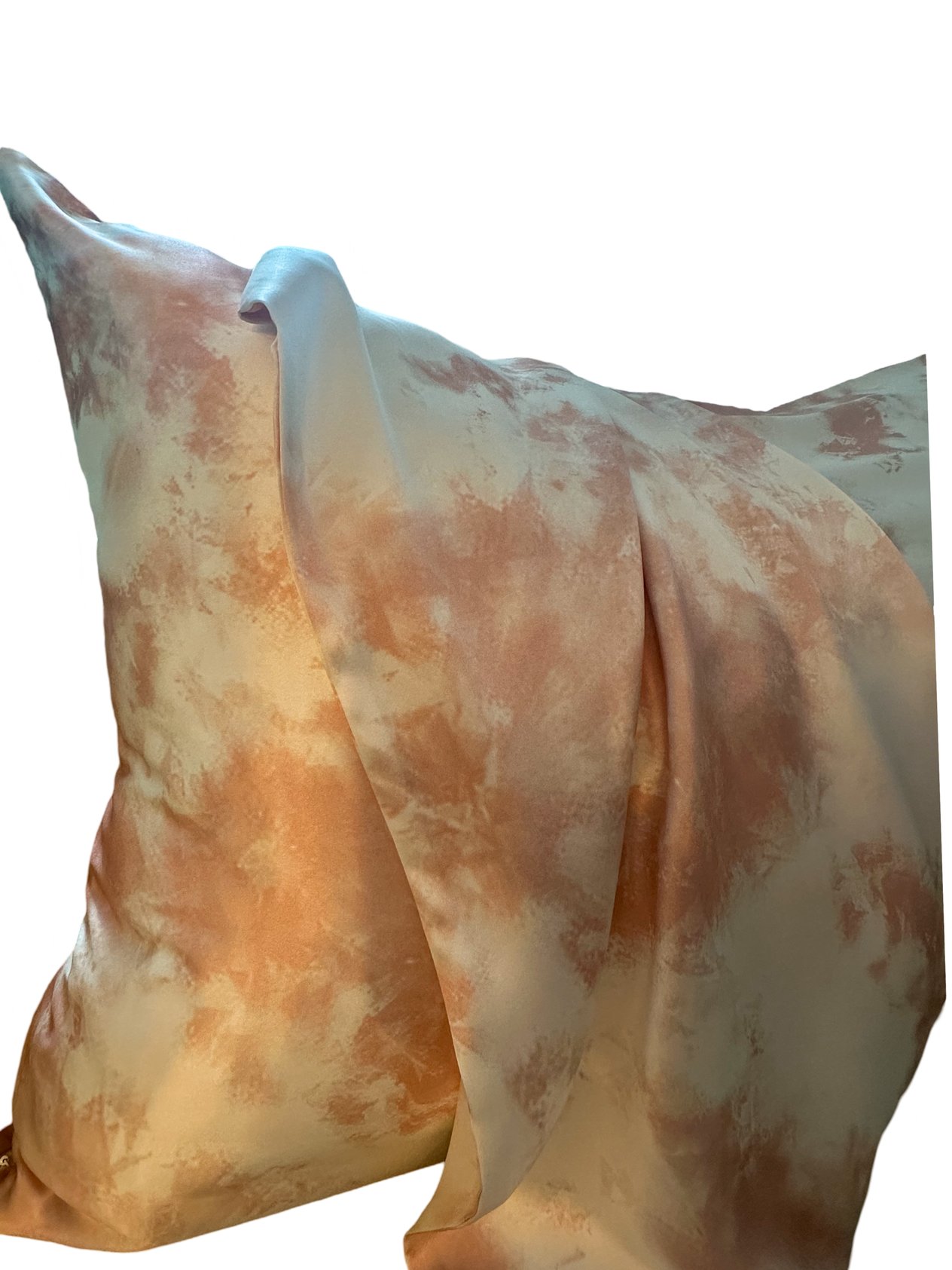 Marble Pink - Saf İpek Yastık Kılıfı 