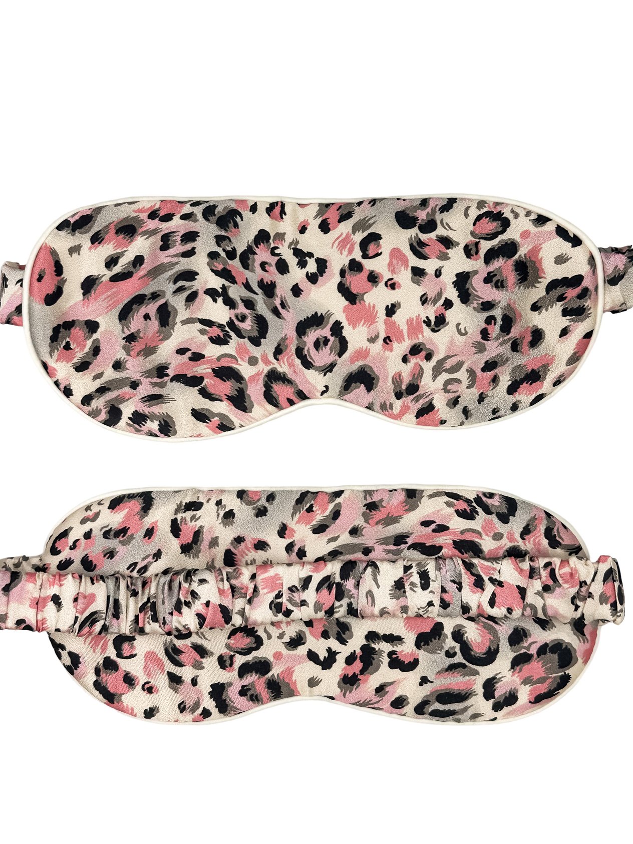Pink Leo Saf İpek Uyku Maskesi Göz Bandı 