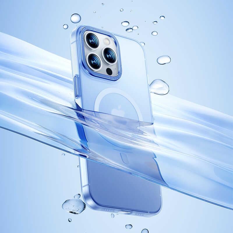 Apple iPhone 14 Plus Kılıf Wireless Şarj Destekli Benks Magnetik Haze Kapak