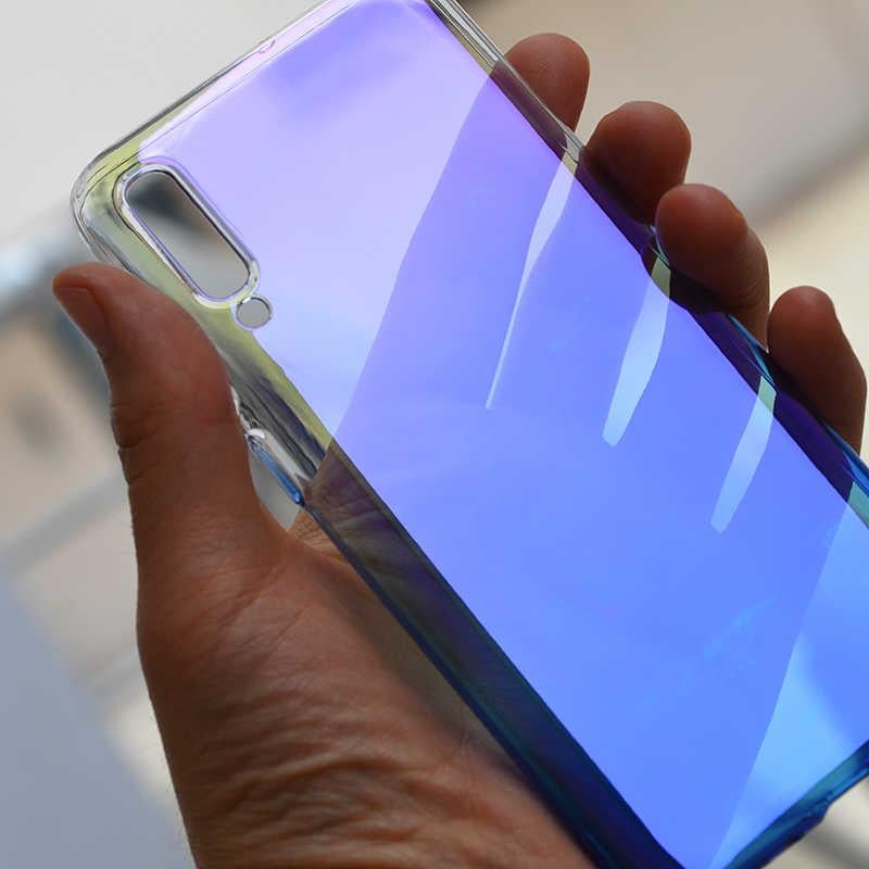 Galaxy A70 Kılıf Zore Renkli Transparan Silikon