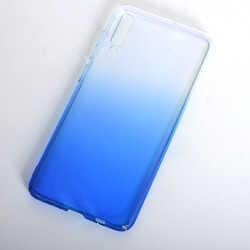 Galaxy A70 Kılıf Zore Renkli Transparan Silikon