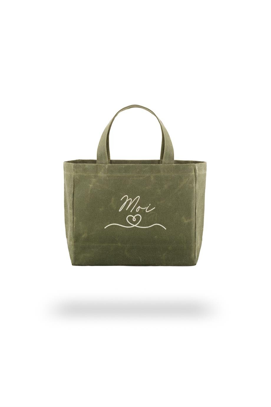 Olive Canvas Tote