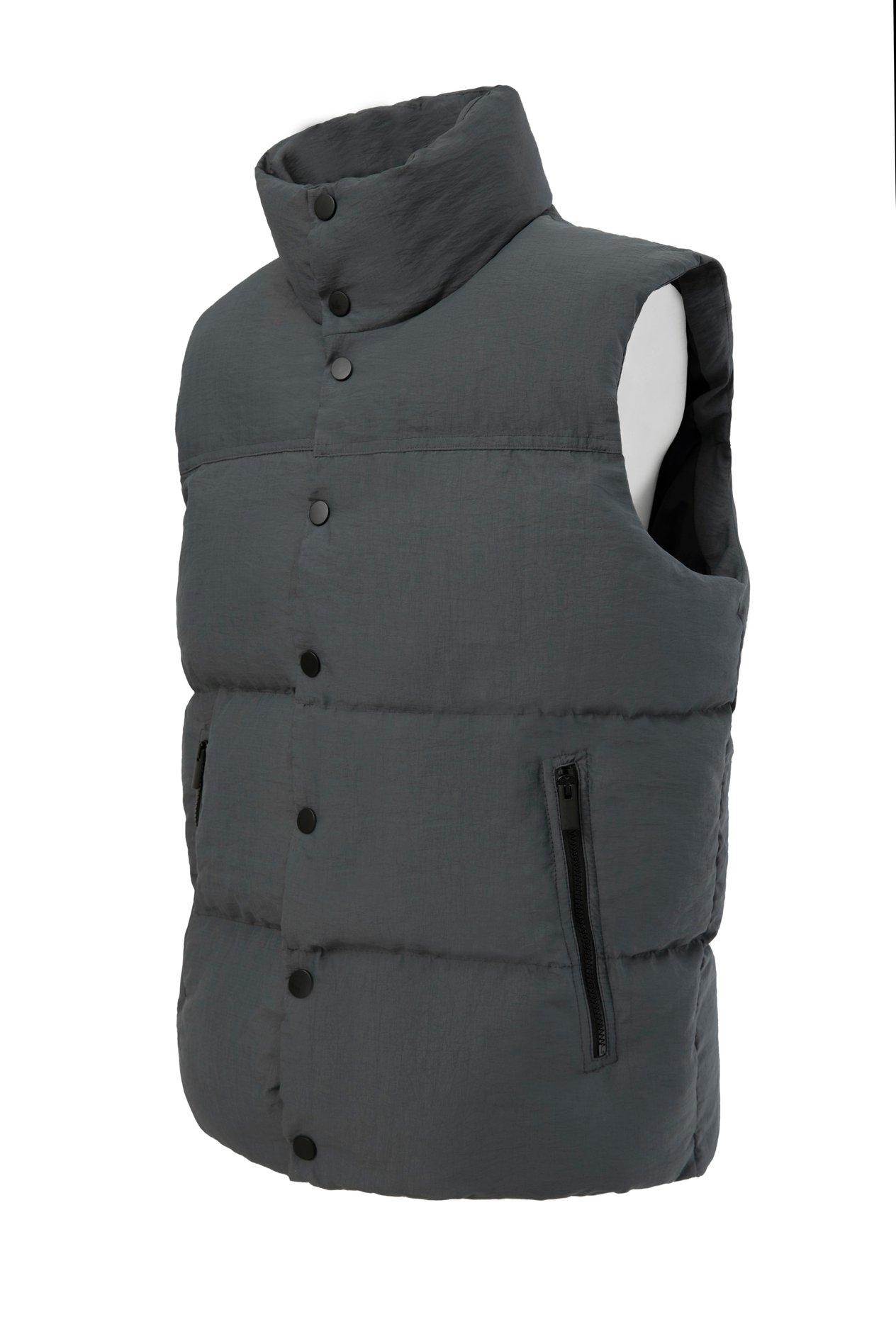 YELEKDangerUnisex Dolgulu Şişme Yelek Antrasit