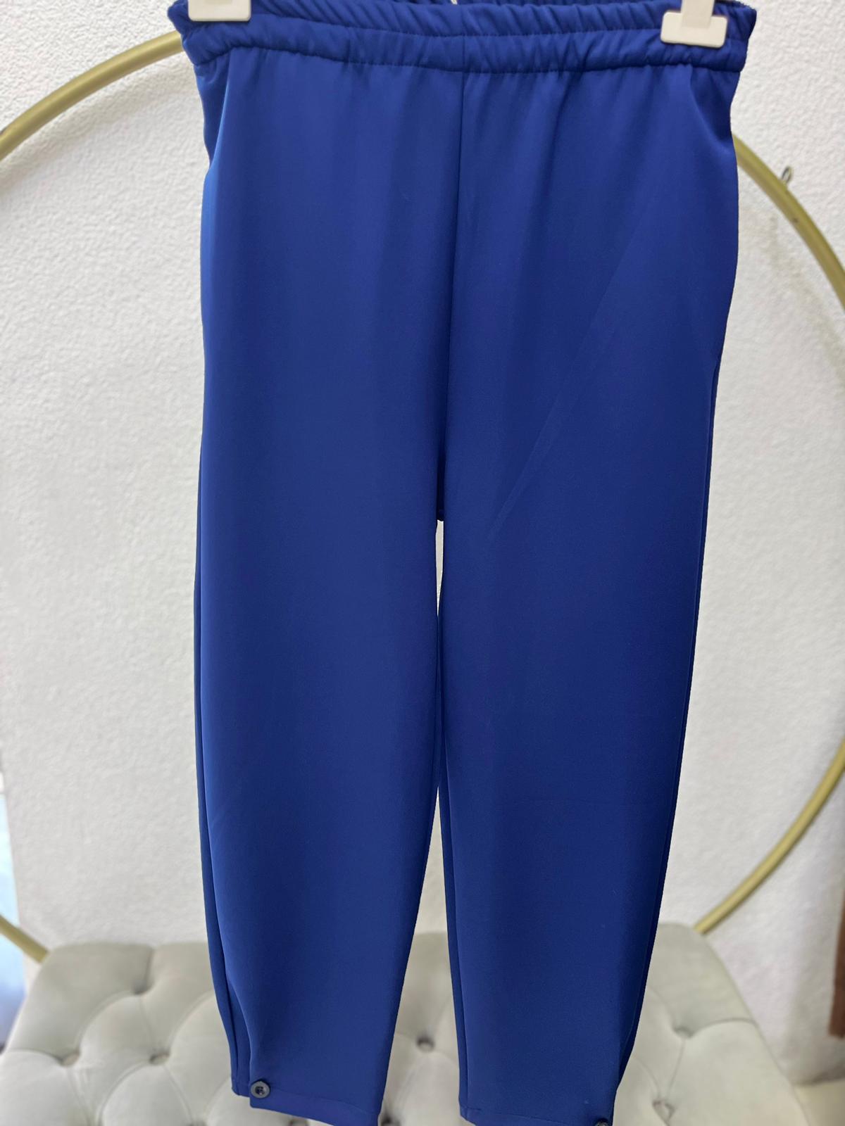  26048  SCUBA PANTOLON DÜĞMELİ LACİVERT