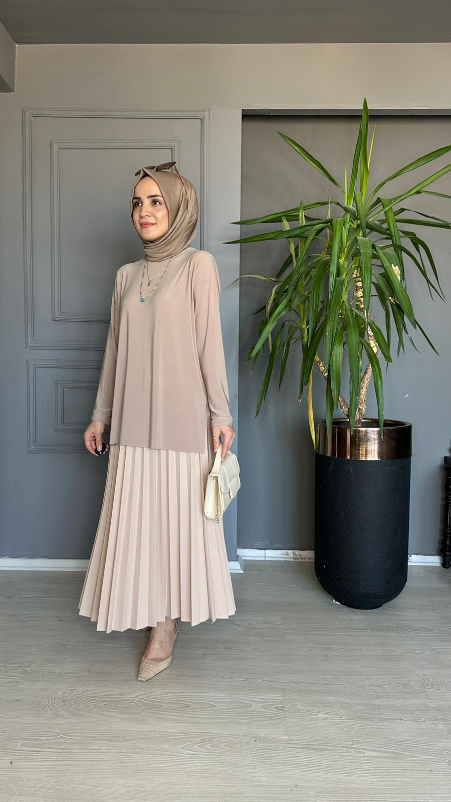 1267 SANDY TUNİK BEJ 
