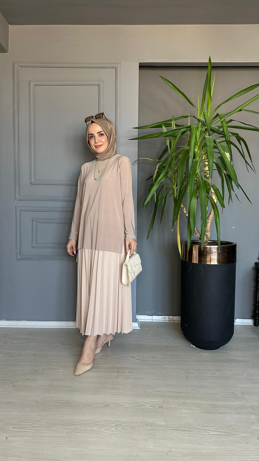 1267 SANDY TUNİK BEJ 