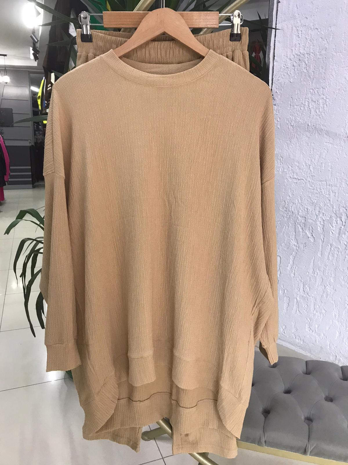 1735 PANTOLON TAKIM BEJ L-XL