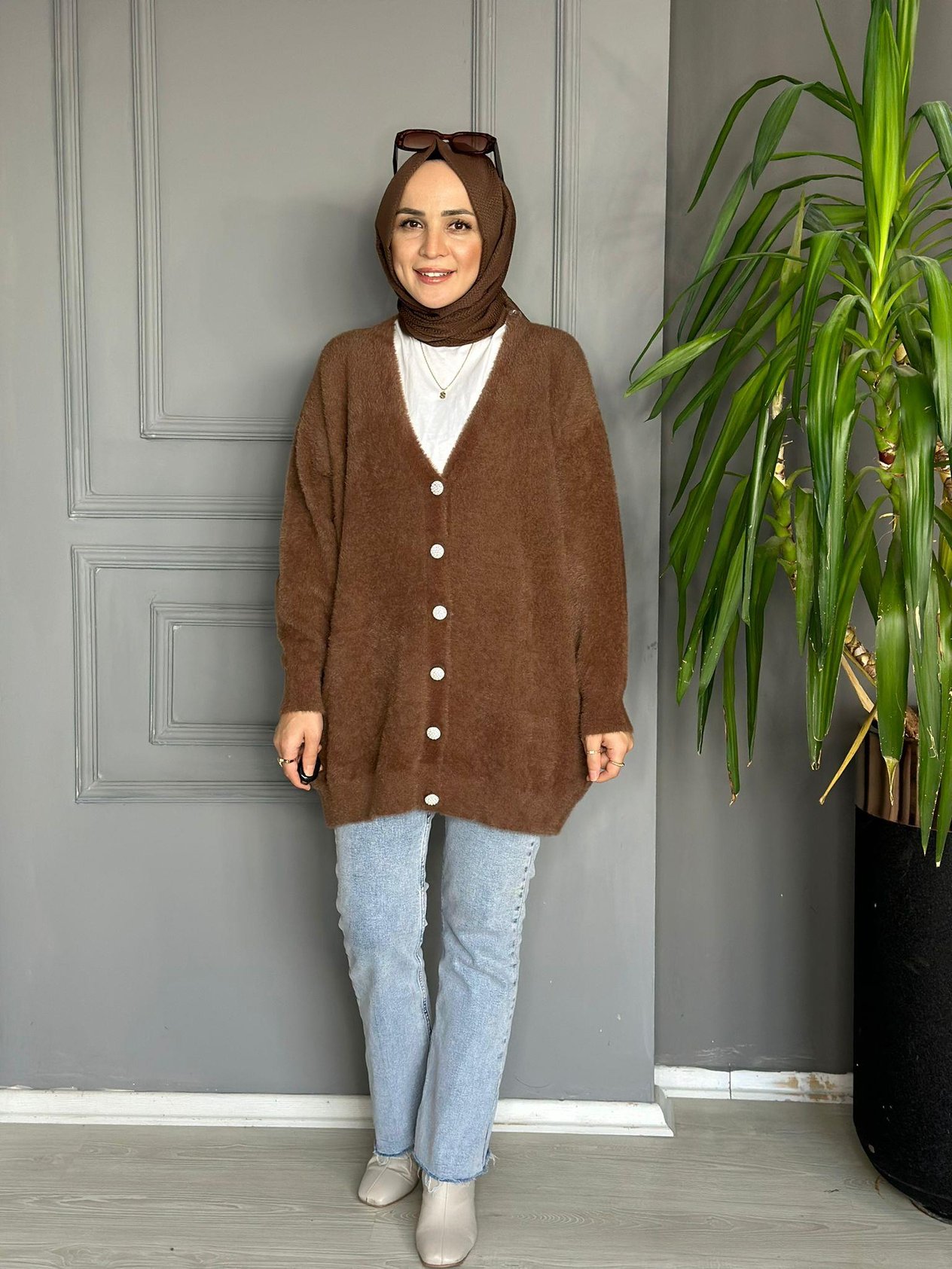 80259 ANGORA HIRKA KAHVERENGİ