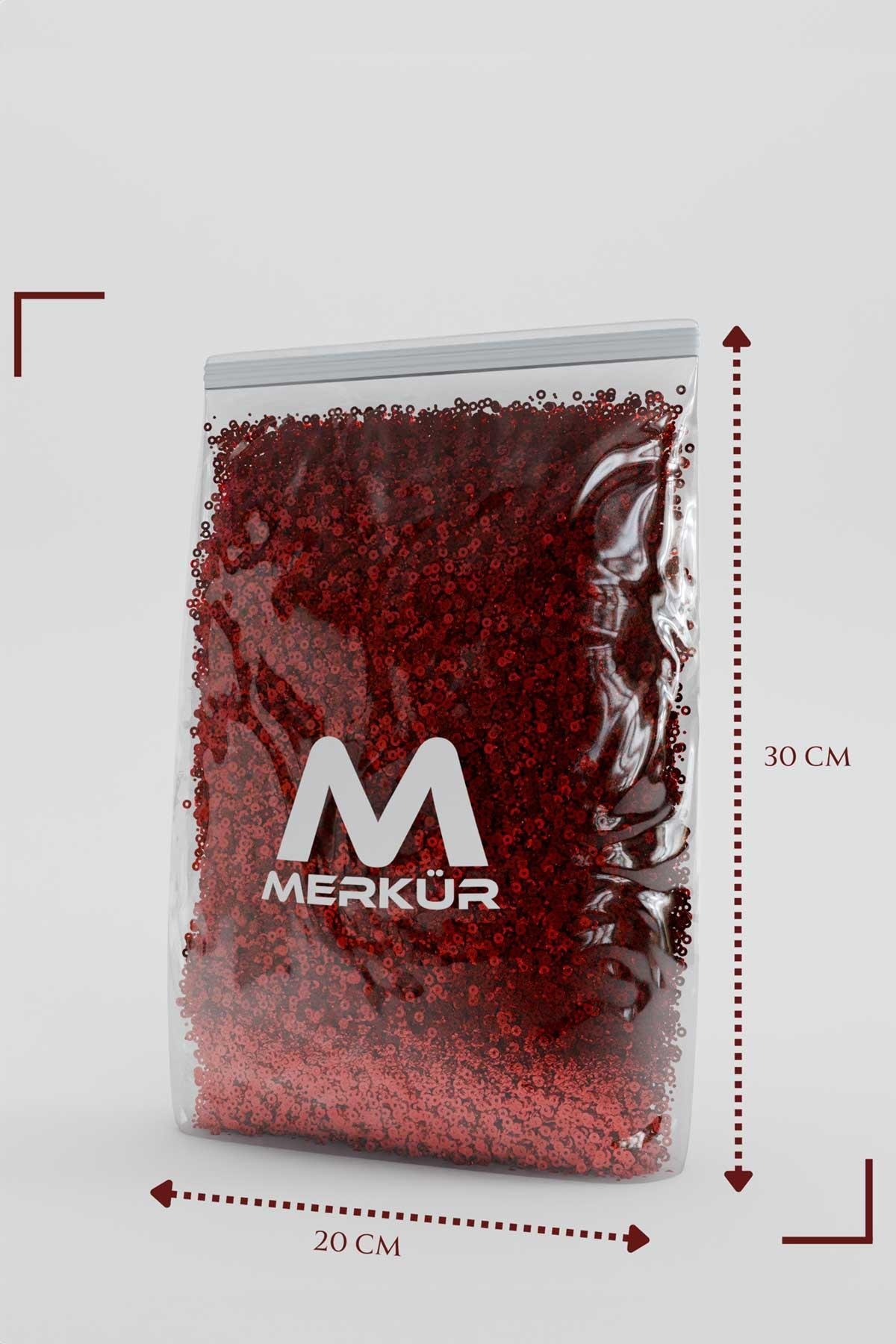 3 mm Ortadan Delik Dökme Pul Payet Açık Bordo 1000gr
