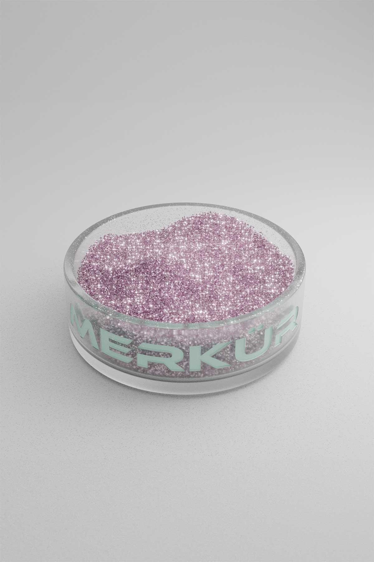 Açık Pembe Renk Toz Sim Glitter 1Kg
