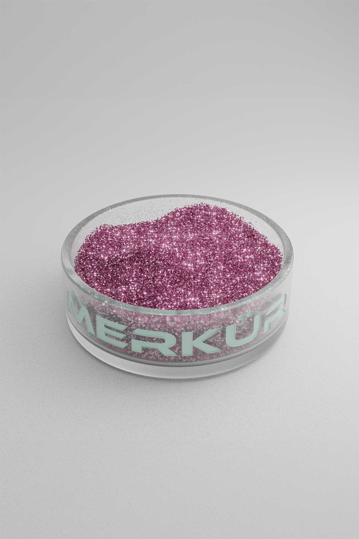 Küpe Çiçeği Pembe Renk Toz Sim Glitter 1Kg