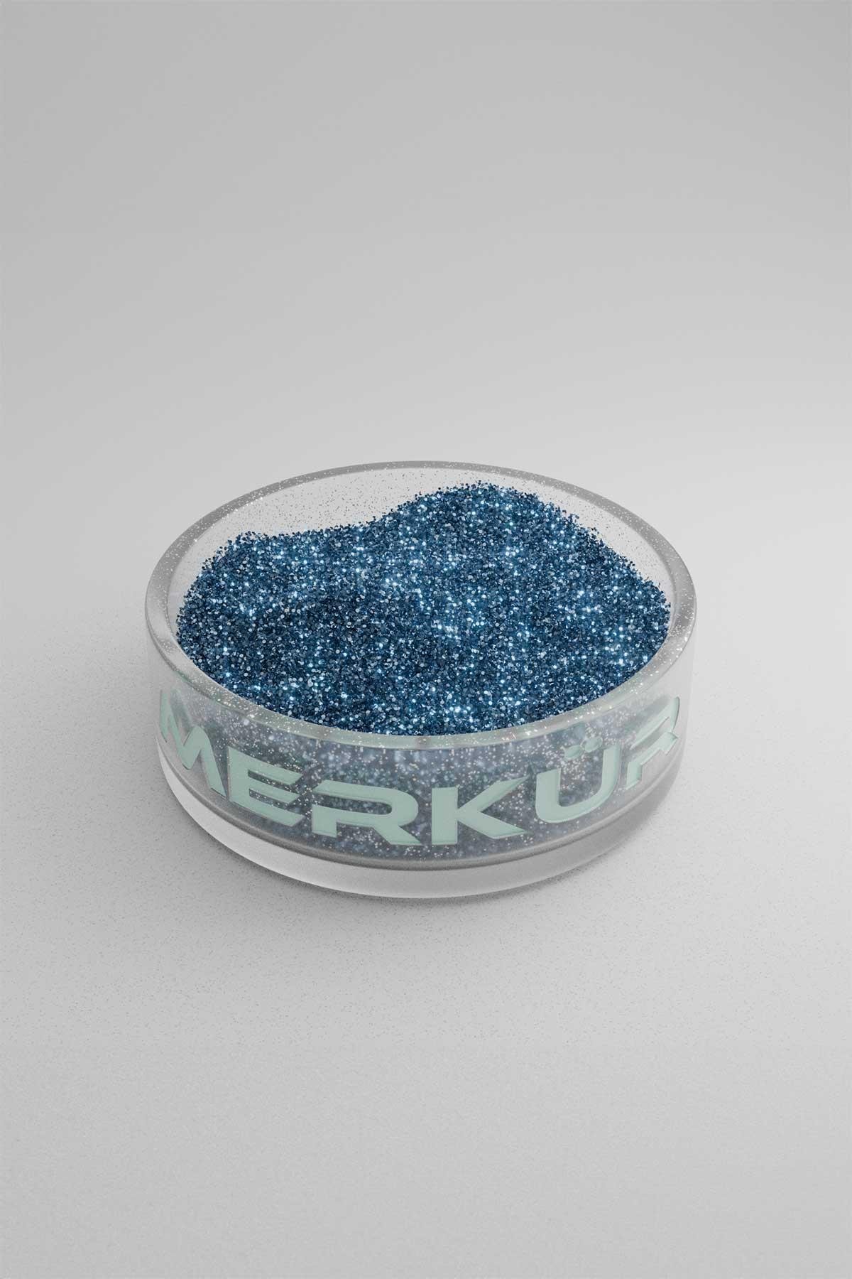Lacivert Renk Toz Sim Glitter 1Kg