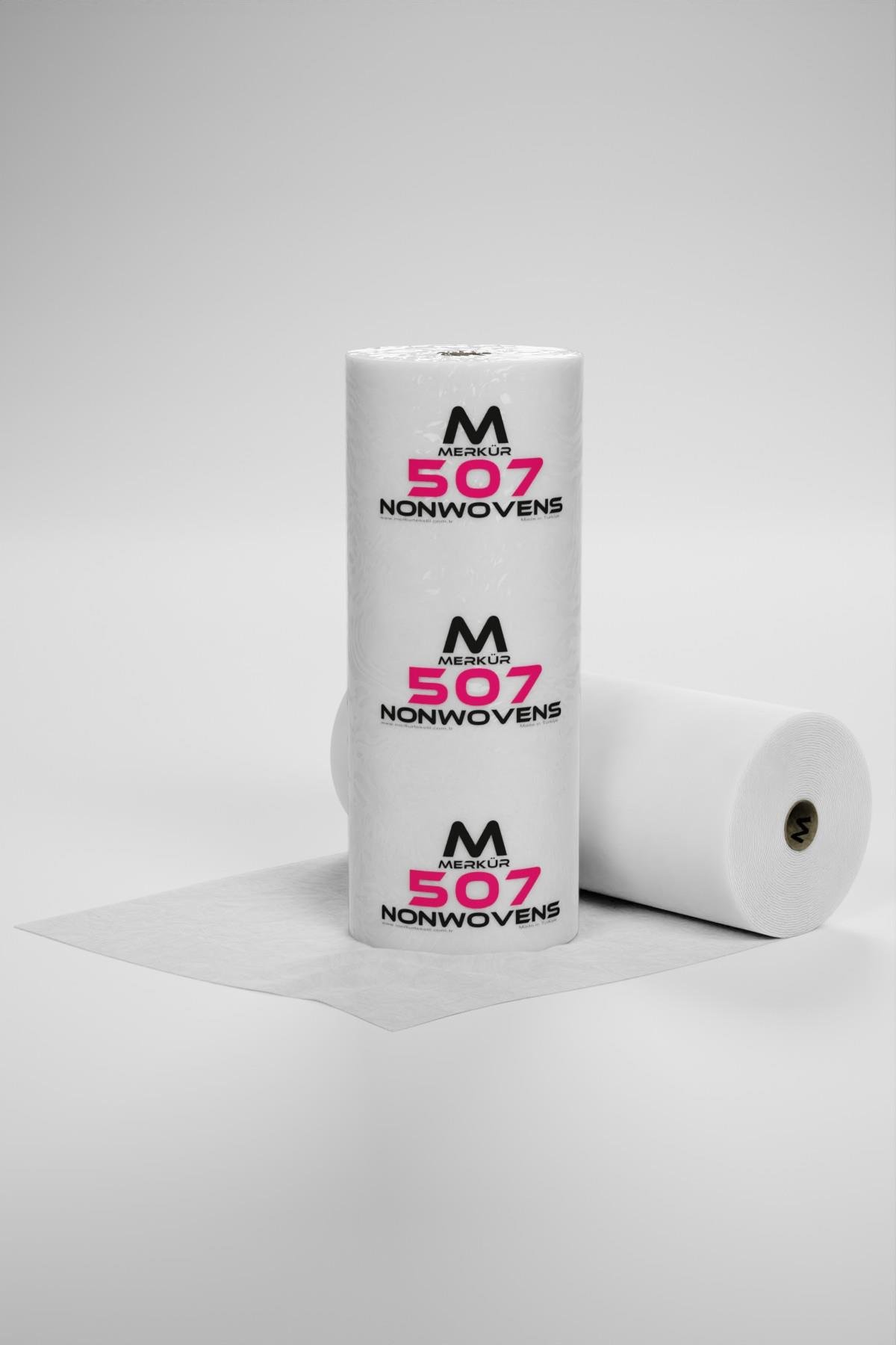 Merkür Nonwovens 507/115CM Spreyli Beyaz Nakış Telası  - 300MT