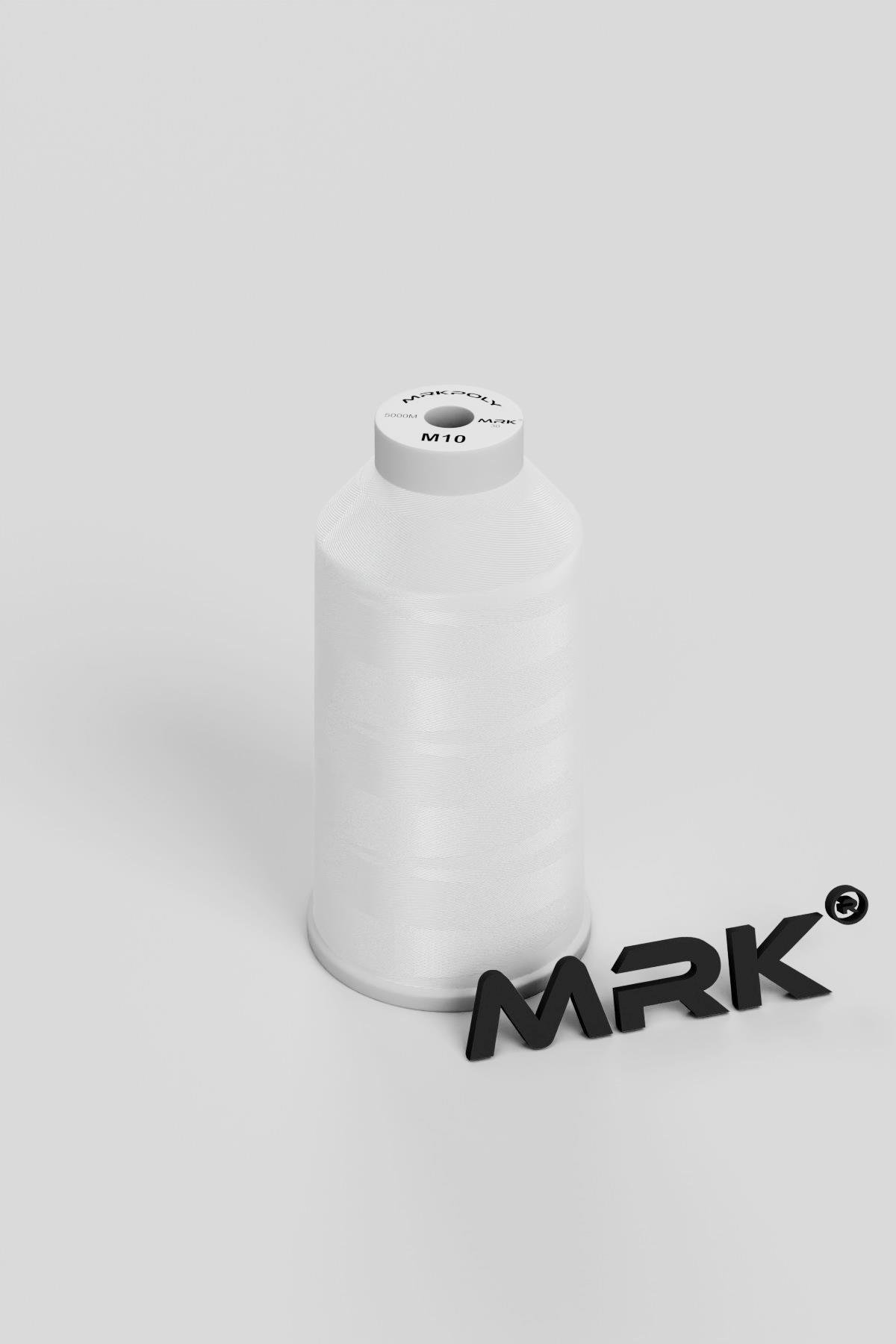Polyester Nakış İplik Beyaz 5000MT