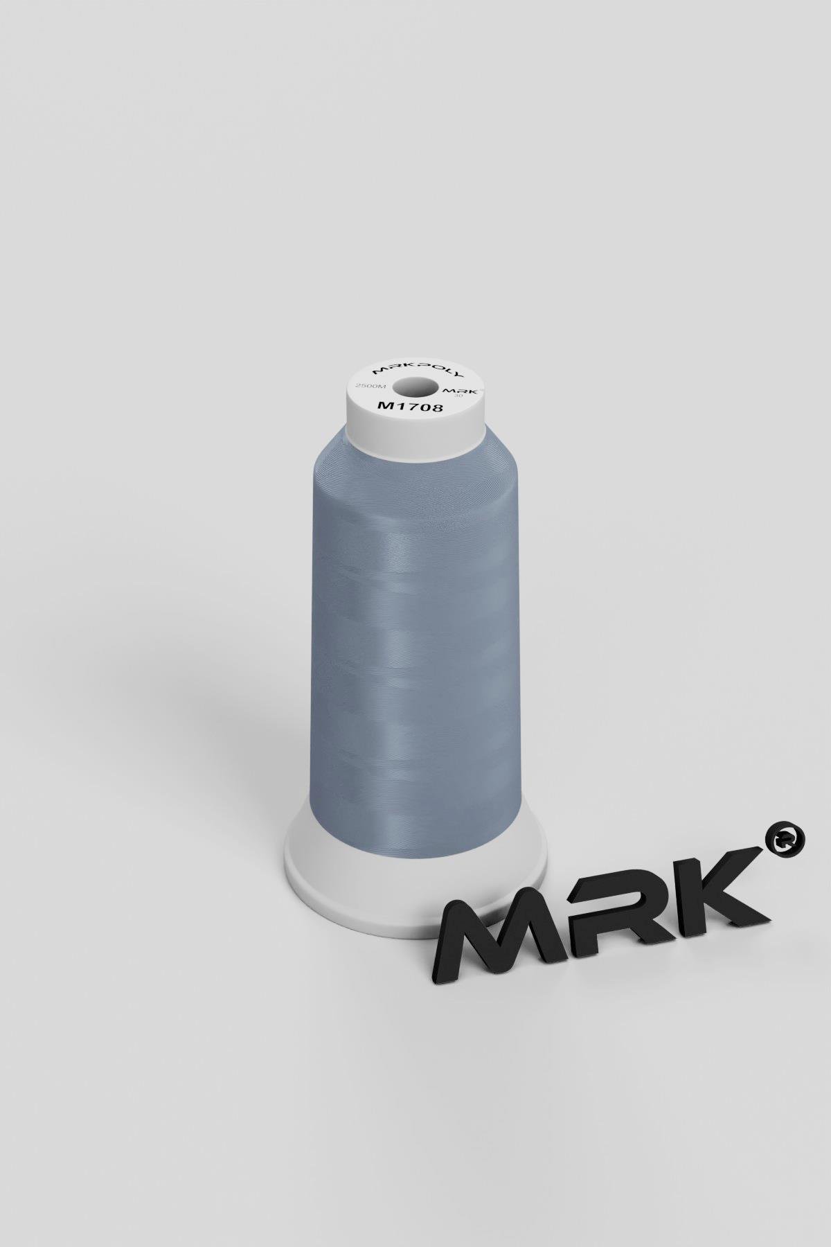 Polyester Nakış İplik Gümüş Mavi -2500MT