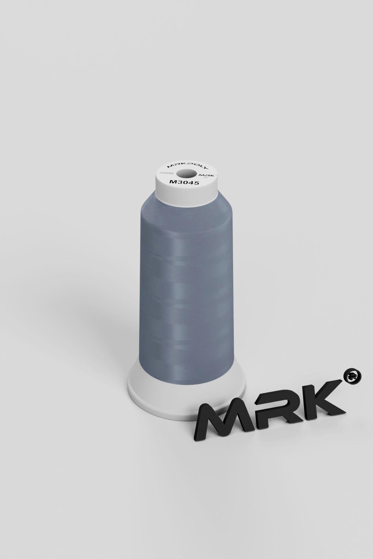 Polyester Nakış İplik Kurşun Gri -2500MT
