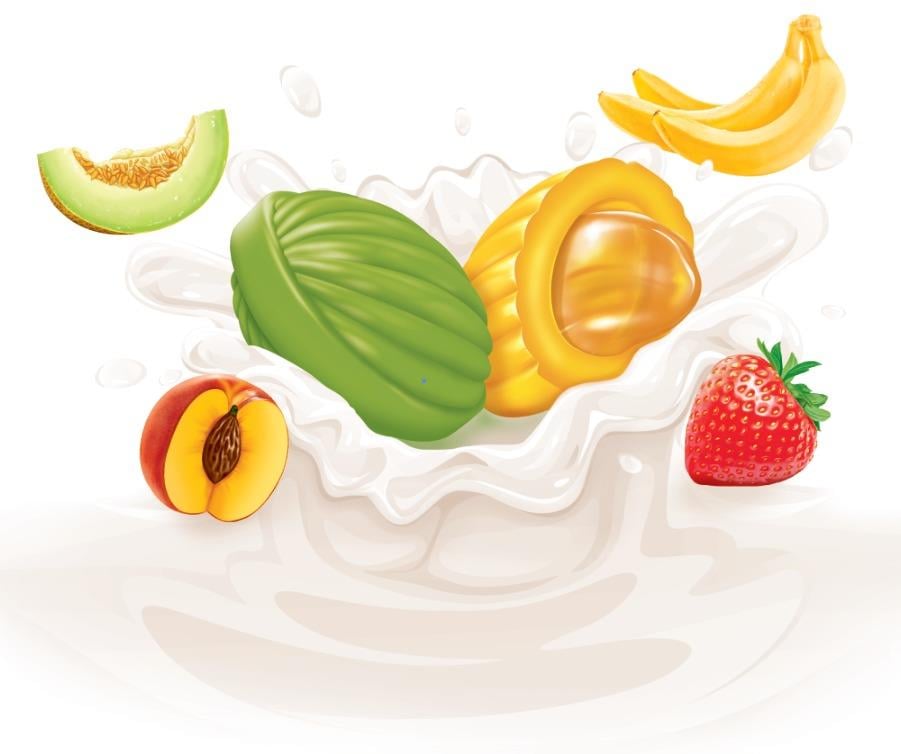 FRESH FRUIT Meyveli Dolgulu Sert Şeker - poşet