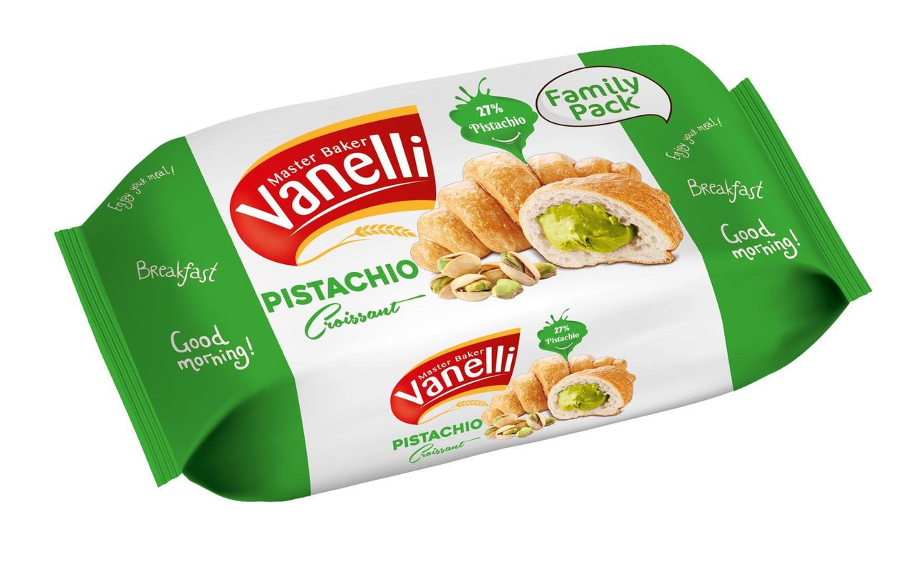 VANELLİ CROISSANT with Pistachio Cream MP ( 216gr*12)