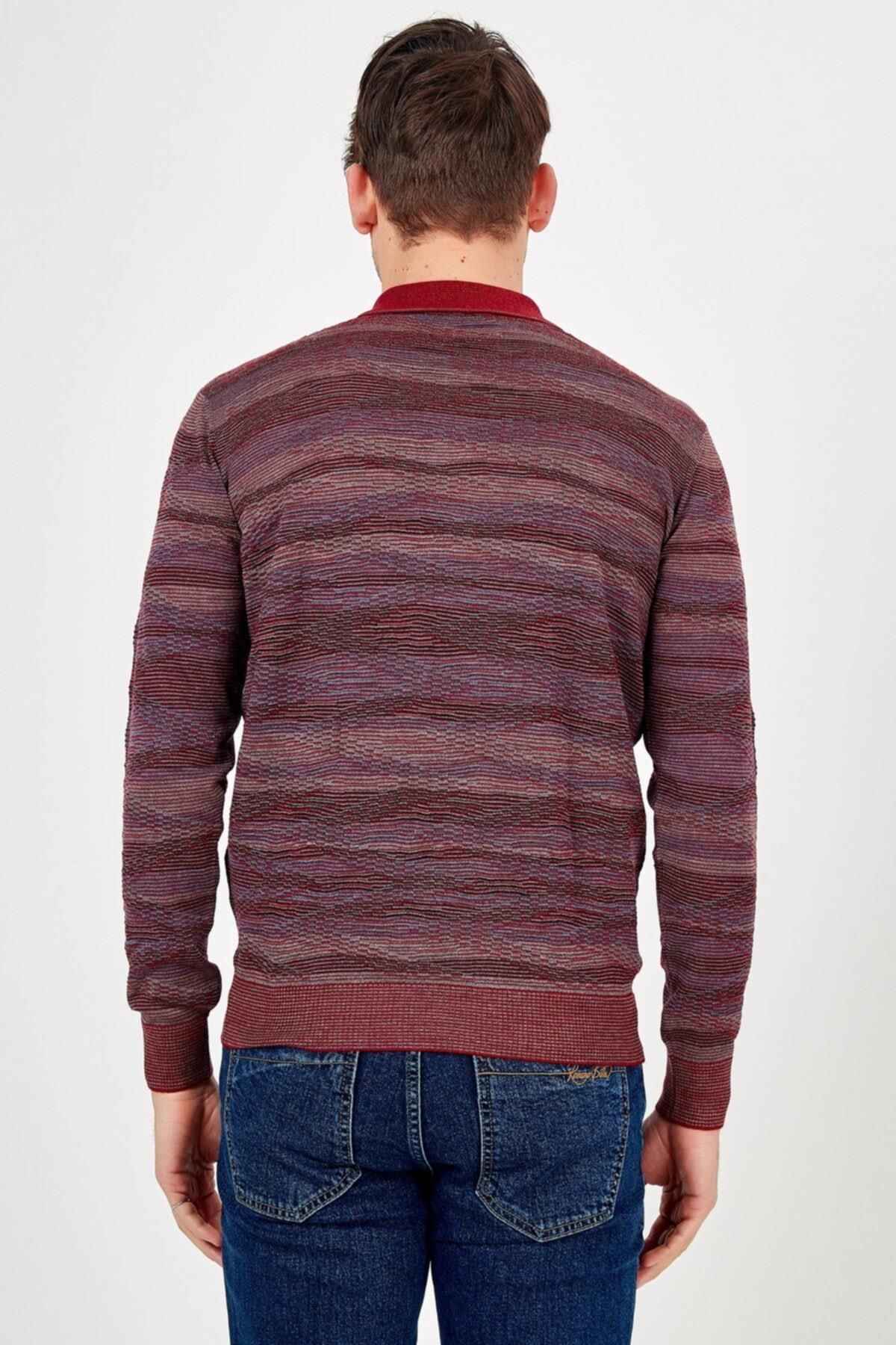 Erkek Bordo Kazak-rb1a0520k013