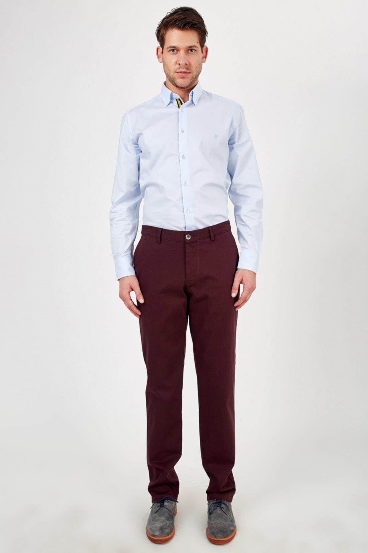 Erkek Kırmızı Pantolon-rb1a1220k001