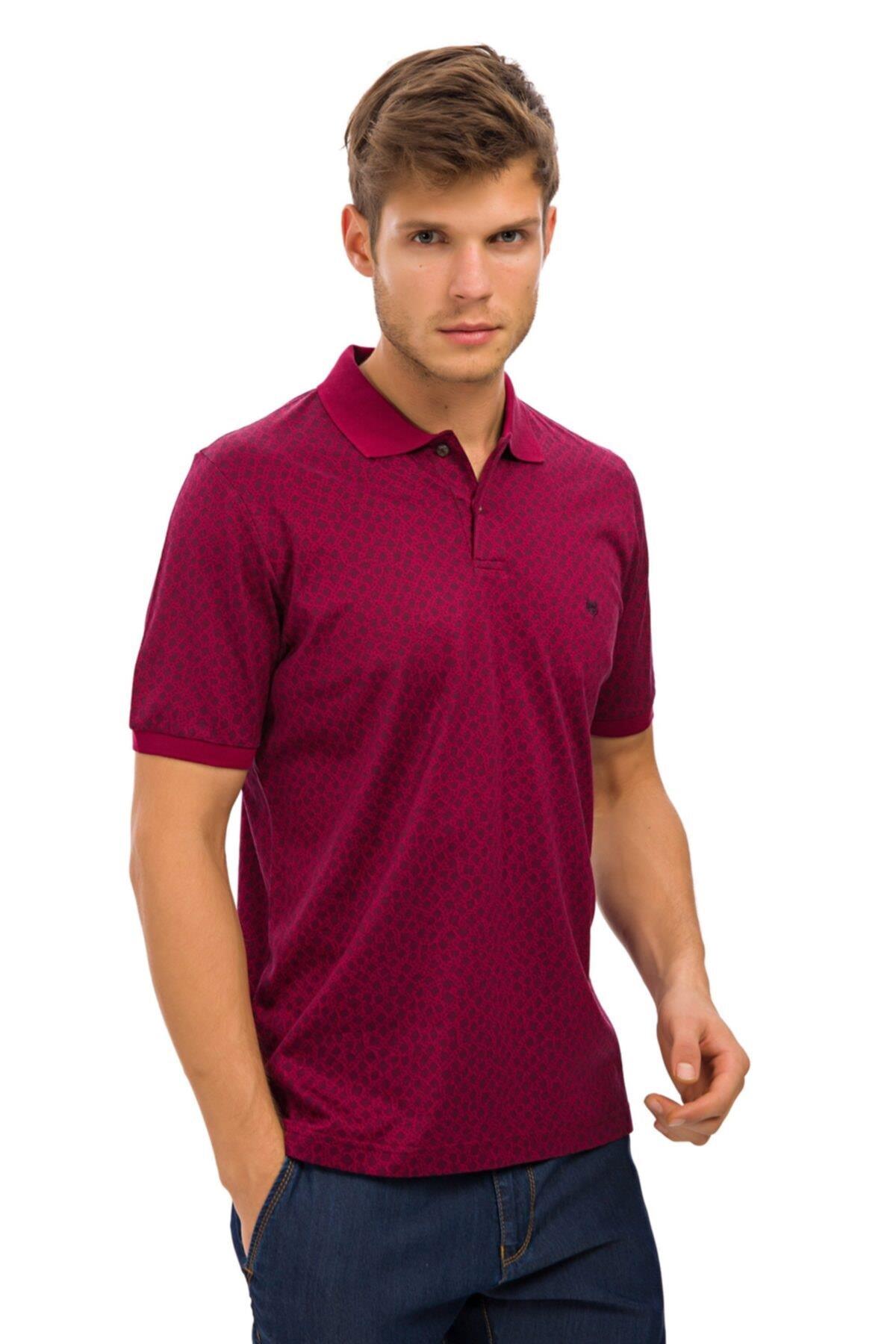 Erkek Kırmızı Polo Yaka T-shirt rb1a0418y021