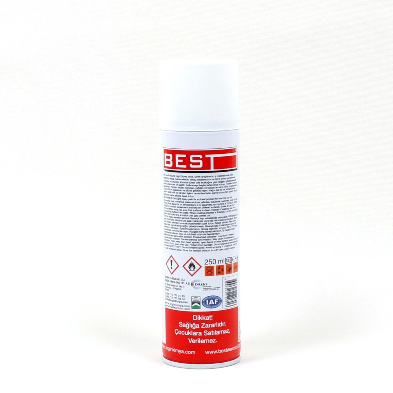 BEST LIGHT SPREY BOYA 250 ML SİYAH
