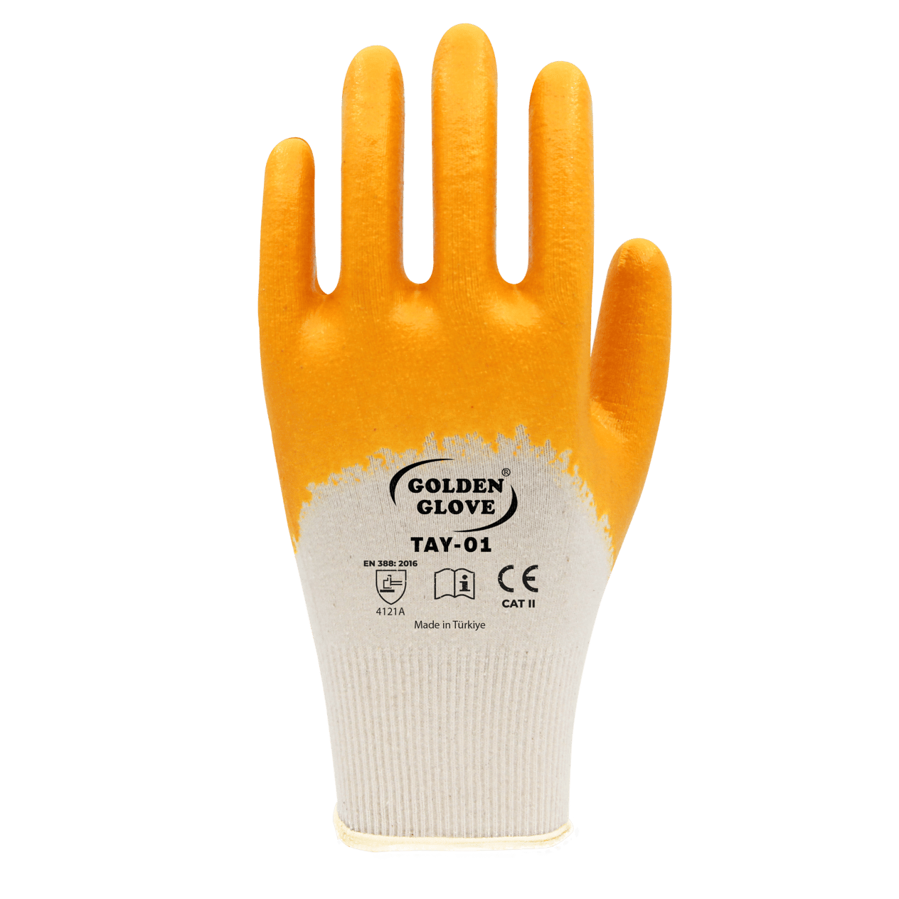 GOLDEN GLOVE TAY-01 NİTRİL ELDİVEN SARI NO:9