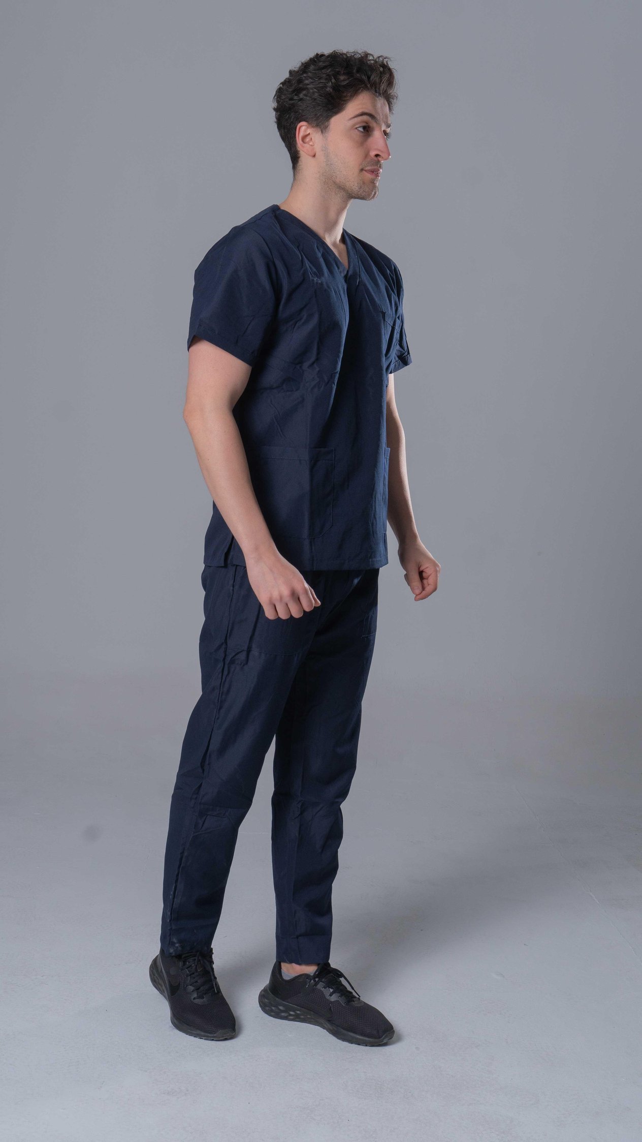 İş ElbiseleriWorkerFashionHastane V Yaka Alt Üst Takım (Terikoton)