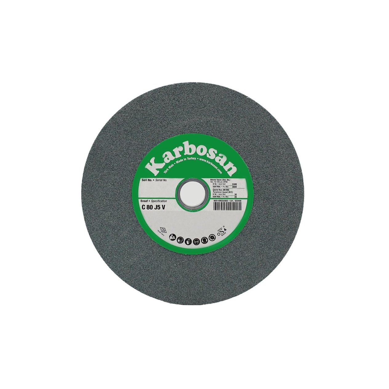 KARBOSAN ELMAS BİLEME TAŞI 200x20x20 SC (920510)