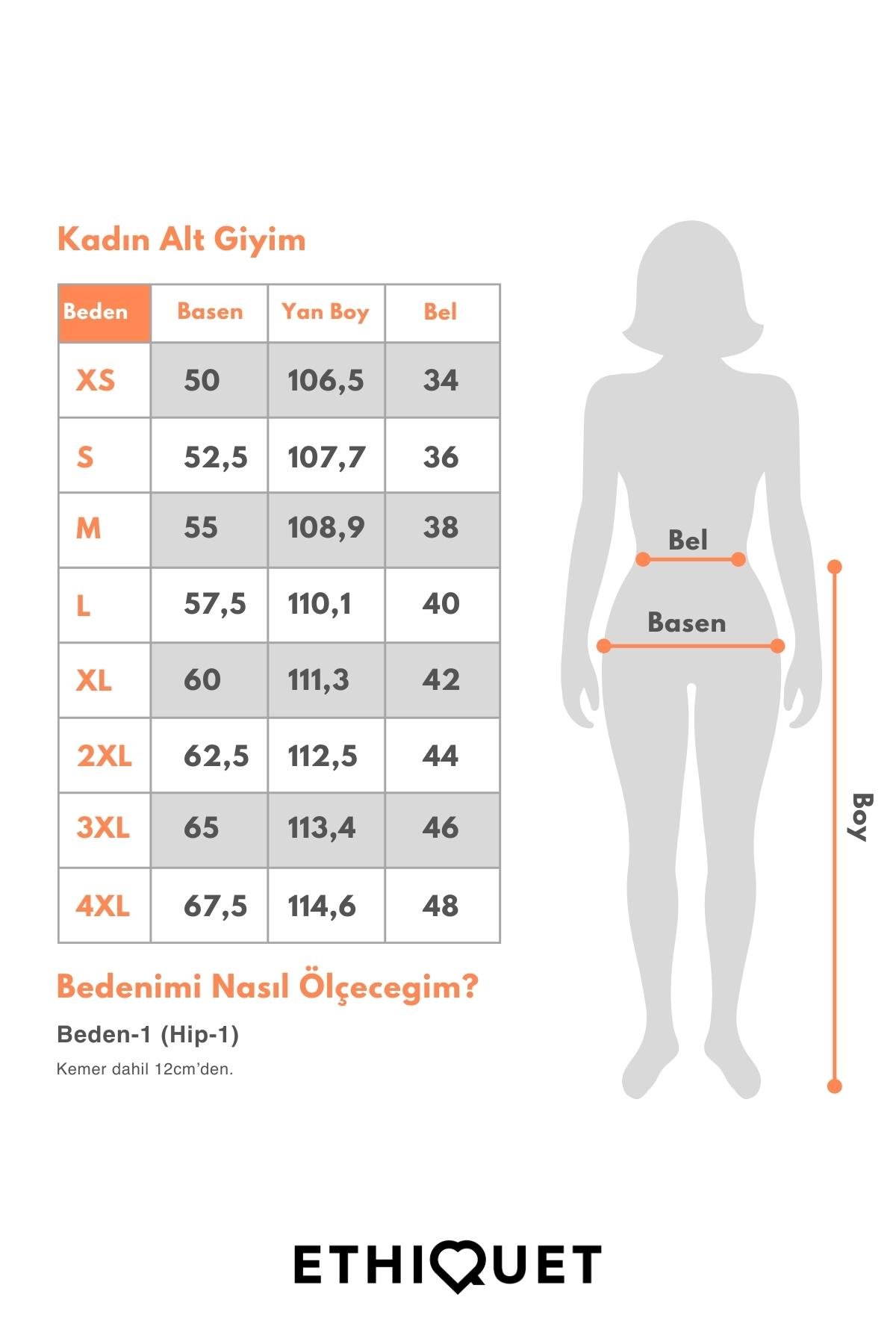 AVALONBB Kadın Relaxed Fit Beli Ve Paçası Lastikli Stoperli Kargo Cepli Haki Büyük Beden Pantolon