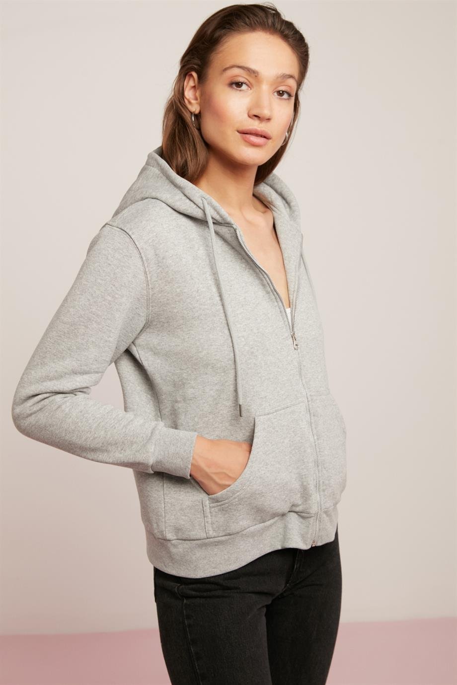 CHERİSH Örme Relaxed Grimelanj Tekli Sweatshirt