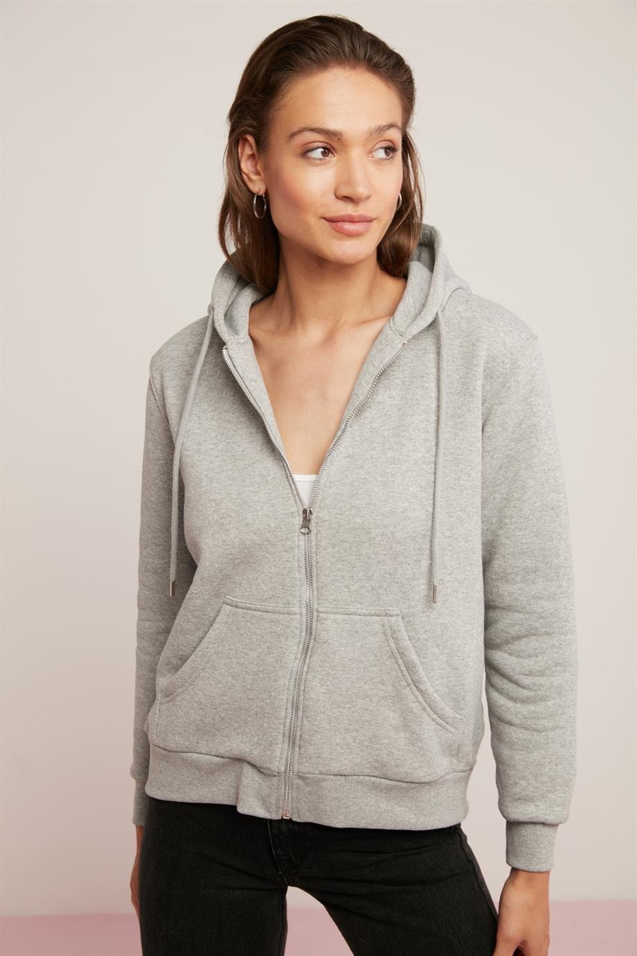 CHERİSH Örme Relaxed Grimelanj Tekli Sweatshirt