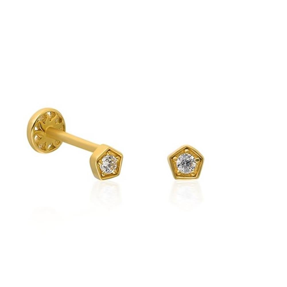 Beşgen Piercing