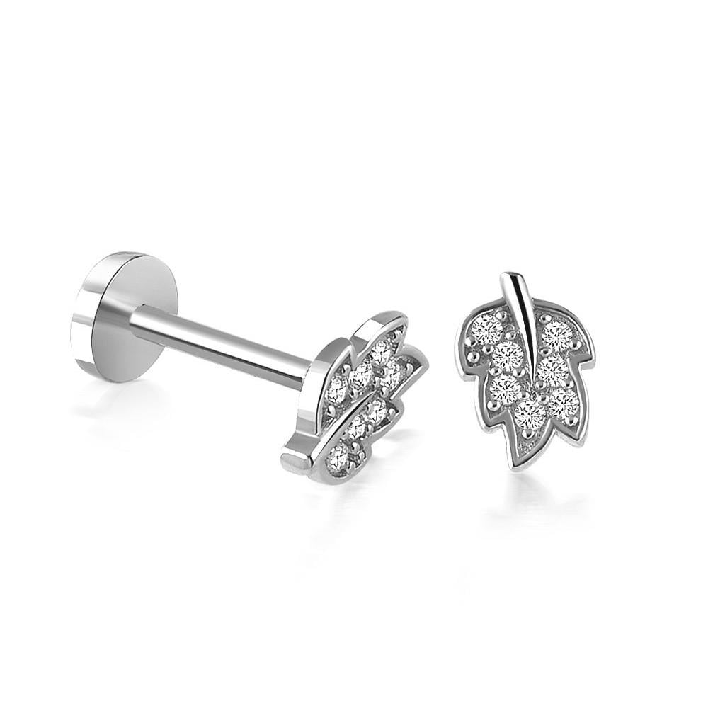 Mini Yaprak Piercing