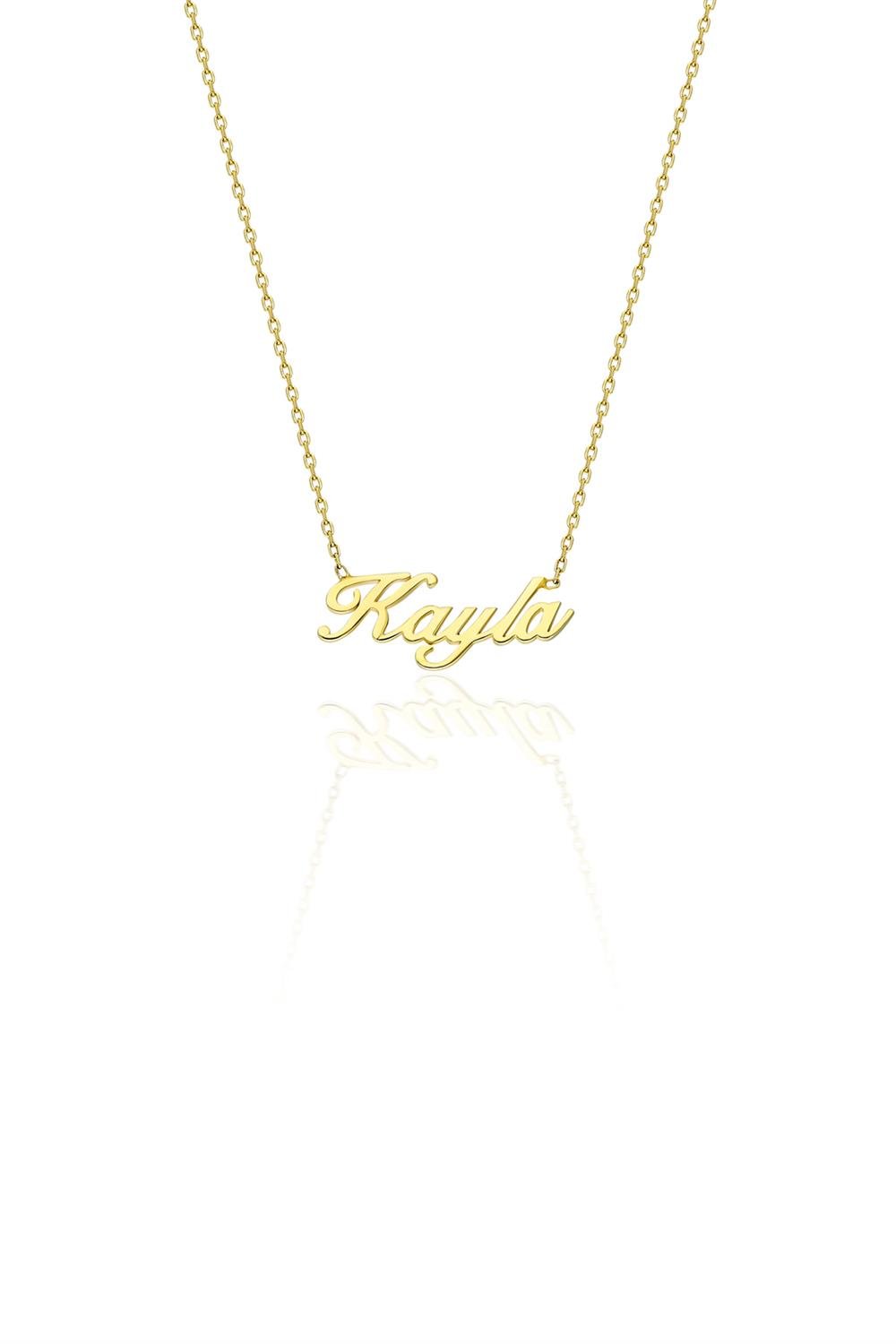 Signet İsim Kolye