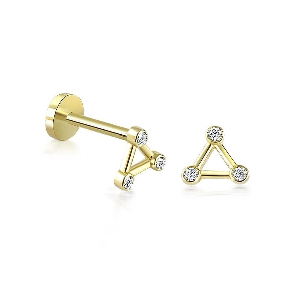 Üç Köşeli Piercing