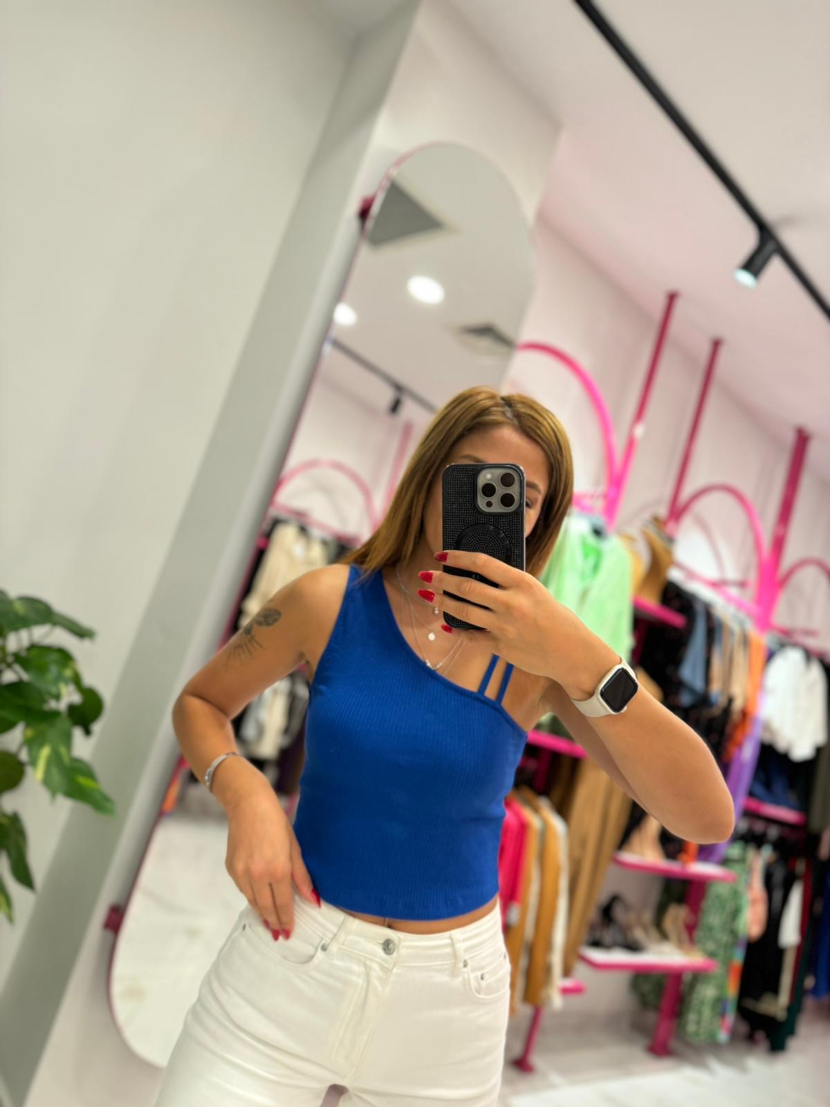 Kaşkorse büstiyer-Saks Mavi