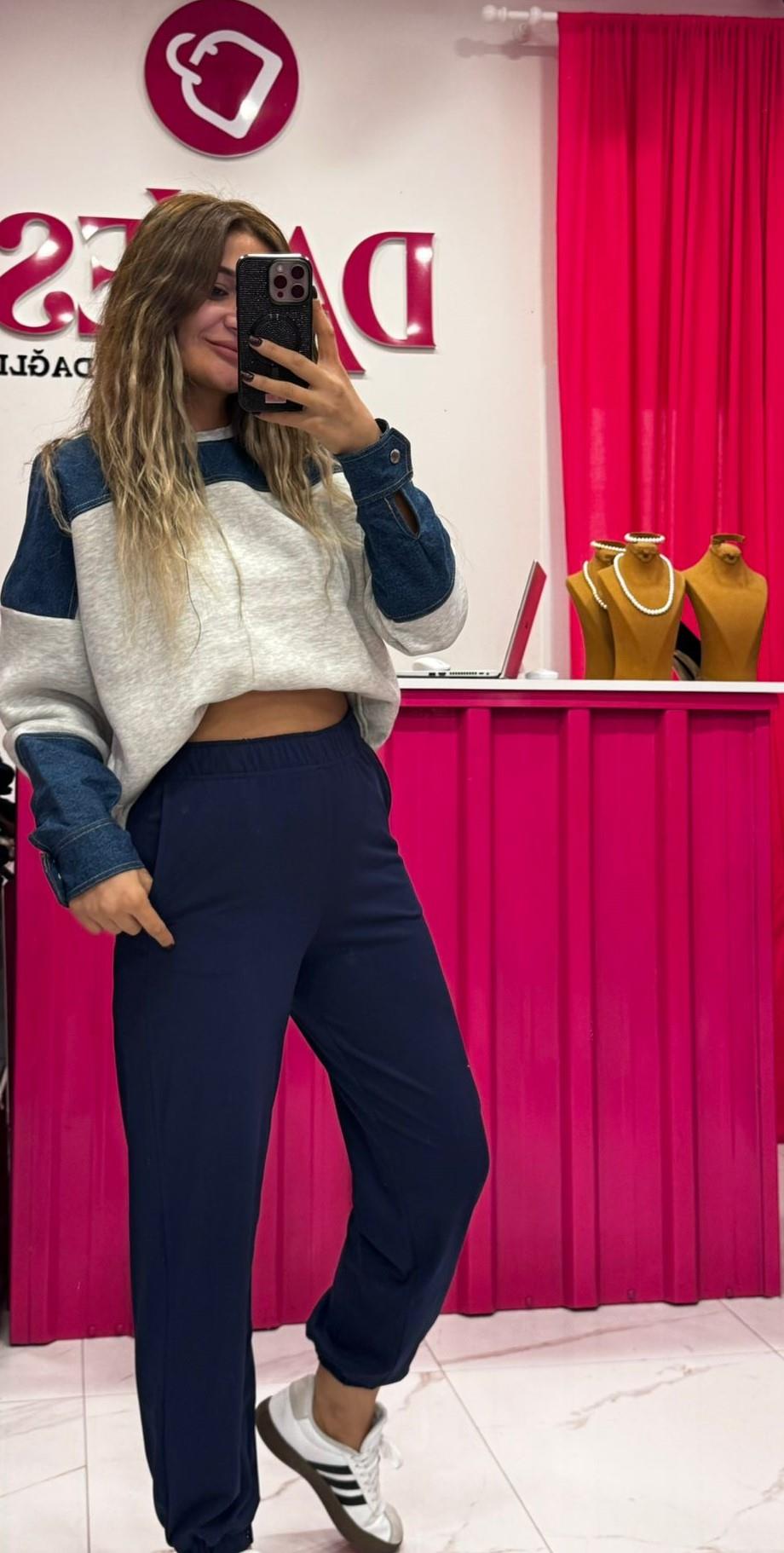 Premium Kalite Paça Bel Lastikli Pantolon