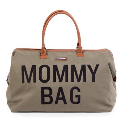 ChildHome Mommy Bag, Anne Bebek Bakım Çantası, Kanvas Haki Mommy Bag