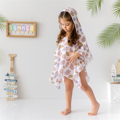 Fırfırlı Müslin Panço,Shell Havlu & Bornozlar Mama Yoyo Baby & Kids