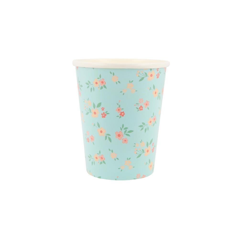 Meri Meri - Vintage Ditsy Bardaklar - 8 Adet