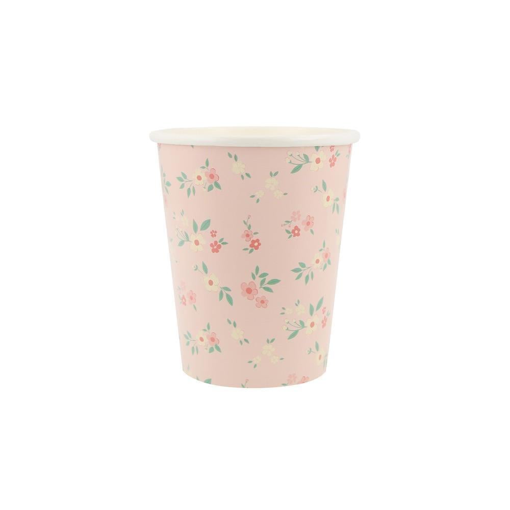 Meri Meri - Vintage Ditsy Bardaklar - 8 Adet