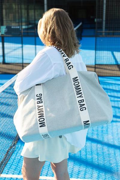 Mommy Bag Çanta, Signature Kanvas Krem Mommy Bag ChildHome