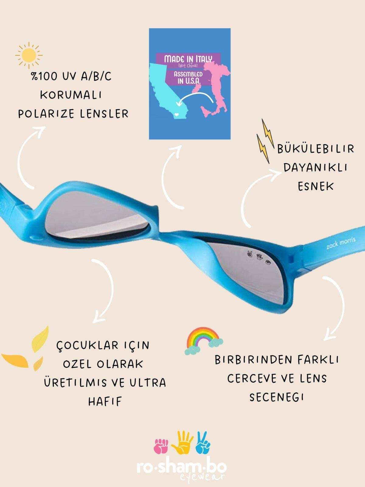 Roshambo Eyewear Goonies / Mavi Lens  / W