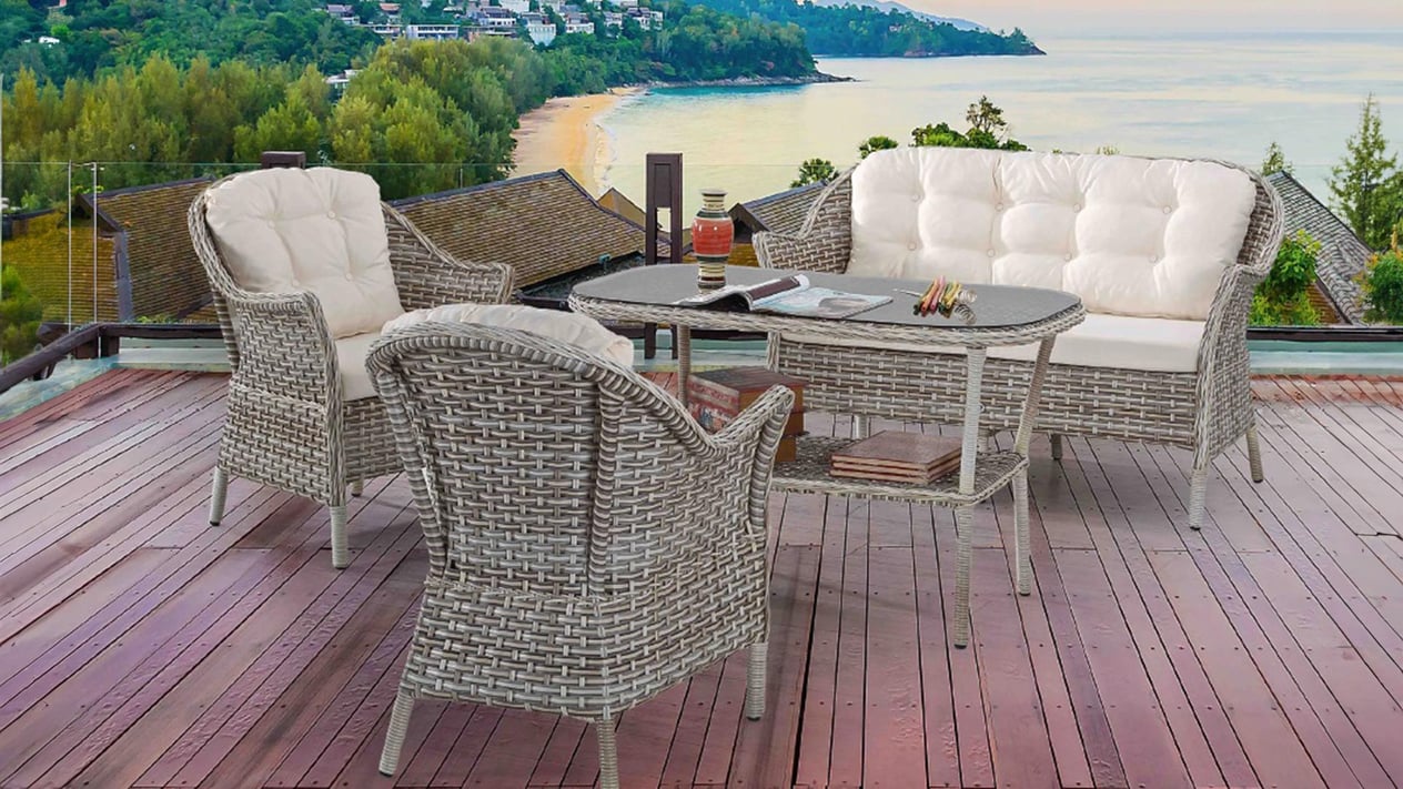 Piscis Rattan İkili Oturma Grubu