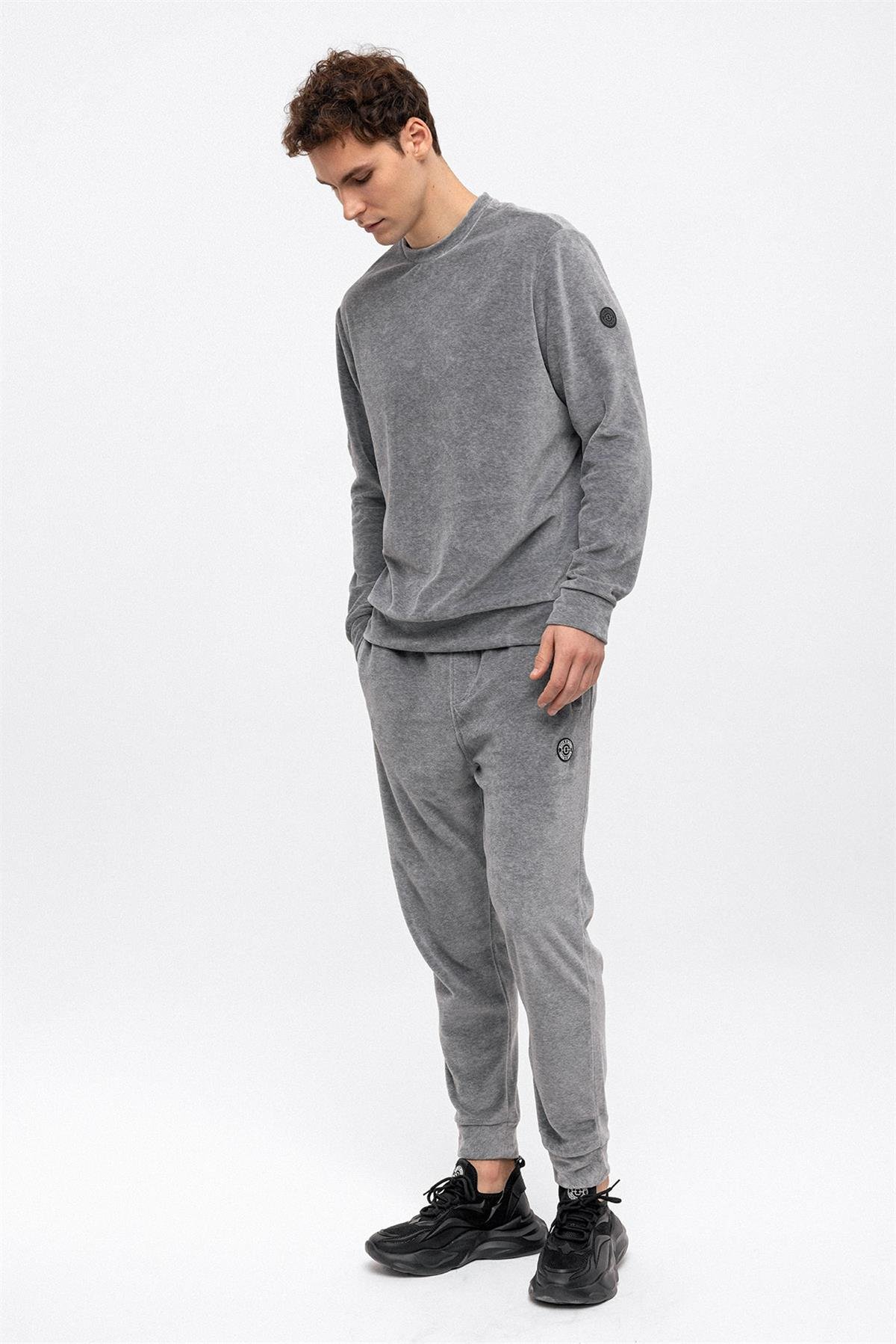 BİSİKLET YAKA HAVLU SWEAT